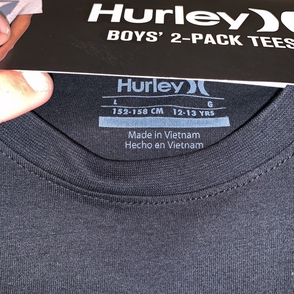 NWT 2 Pack of Hurley T Shirts Kids Size 14/16 (Large) - Picture 8 of 9